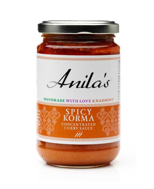 Spicy Korma Curry Sauce Anila's edelices.co.uk