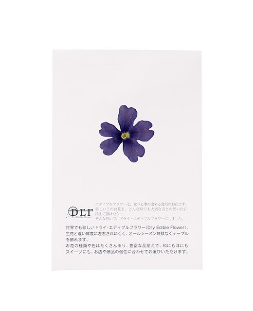 Dried blue verbena edible flowers Neworks edelices.co.uk