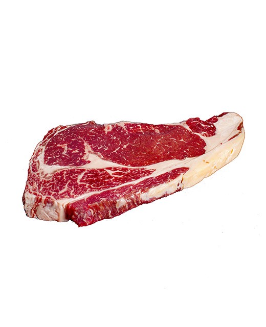 Simmental beef - rib eye steak matured 21 days on bone - Edélices Boucherie