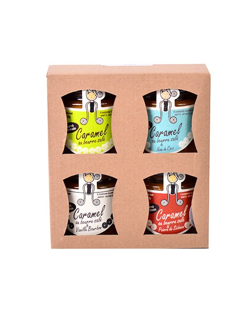 Salted butter caramel - 4 flavours giftbox - Rozell et Spanell