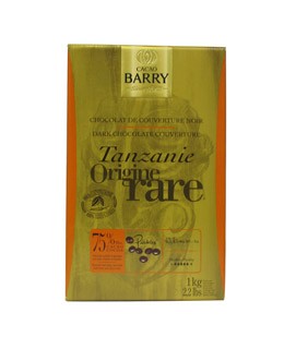 Tanzania dark couverture chocolate 75% - Barry