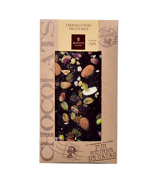 Dark chocolate - dried fruit - Bovetti