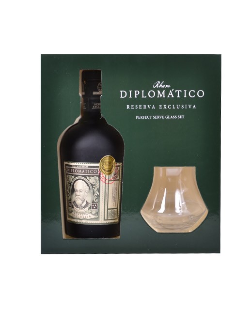 Rum Diplomatico Exclusive Reserve - 2 glasses set - Diplomatico
