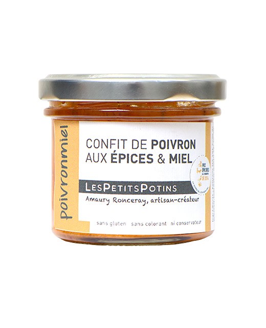 Red pepper confit with honey and thyme - Les Petits Potins