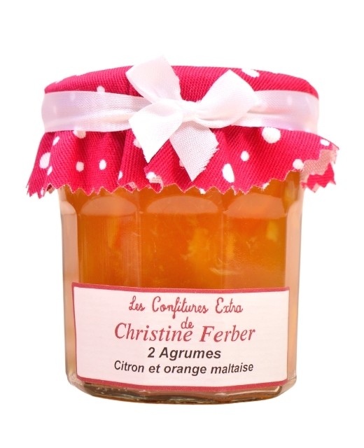 Jam with 2 citrus fruits: lemons and oranges - Christine Ferber