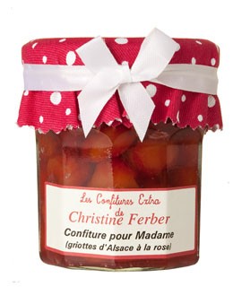 Morello cherries and rose petals jam - Christine Ferber