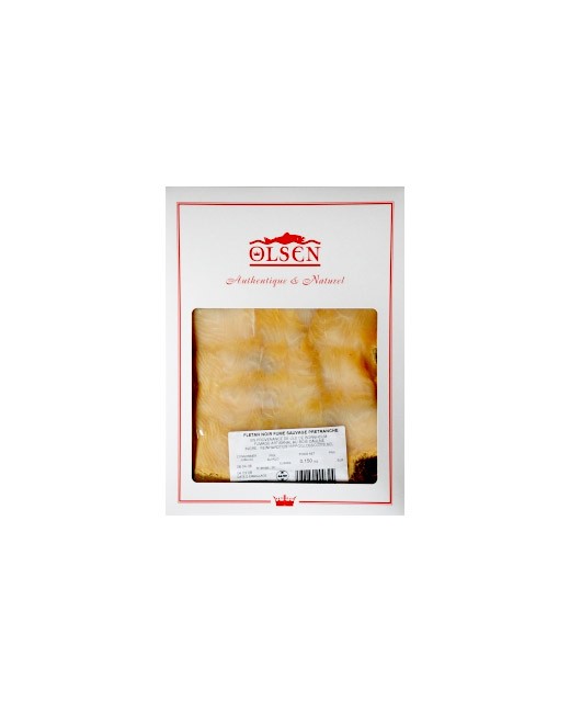 Smoked halibut black - Olsen