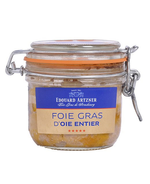 Whole goose foie gras 290g (preserved) - Edouard Artzner