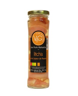 Lychees in Passion fruit Syrup - Vergers de Gascogne