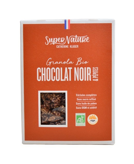 Dark chocolate granola & organic chips - Catherine Kluger