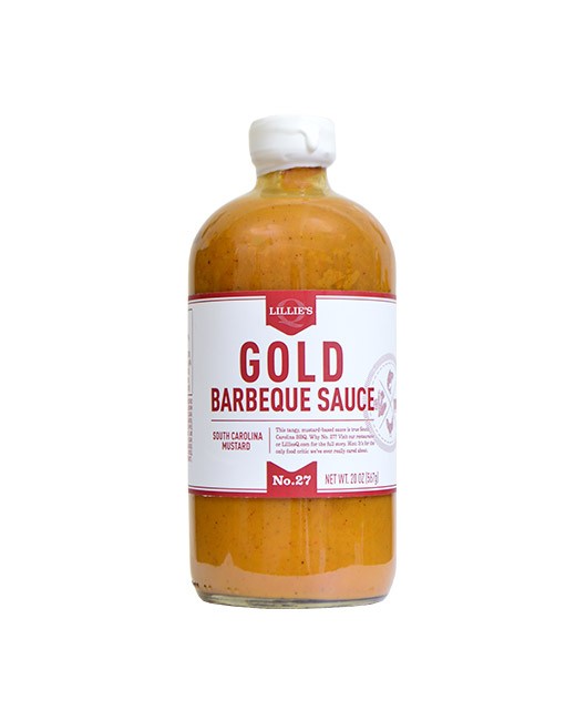 Gold South Carolina Mustard BBQ Sauce - Lillie's Q