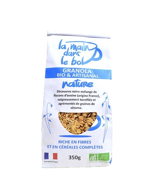 Organic granola - Natural - La Main dans le Bol