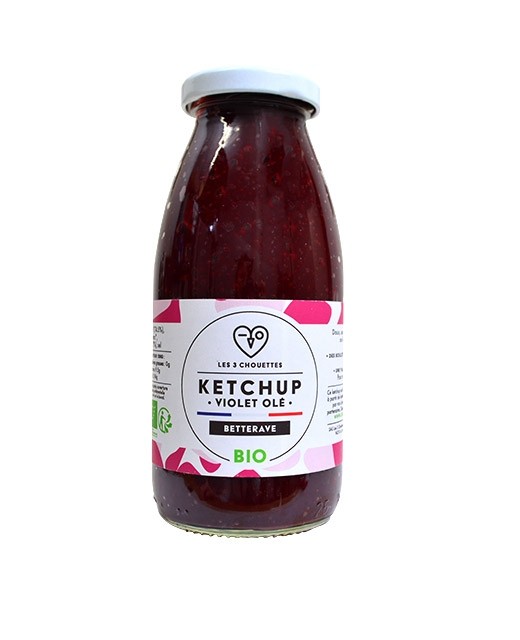 Beetroot ketchup - Violet olé - Les 3 Chouettes