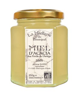 Organic Acacia honey  - Miellerie du Bousquet