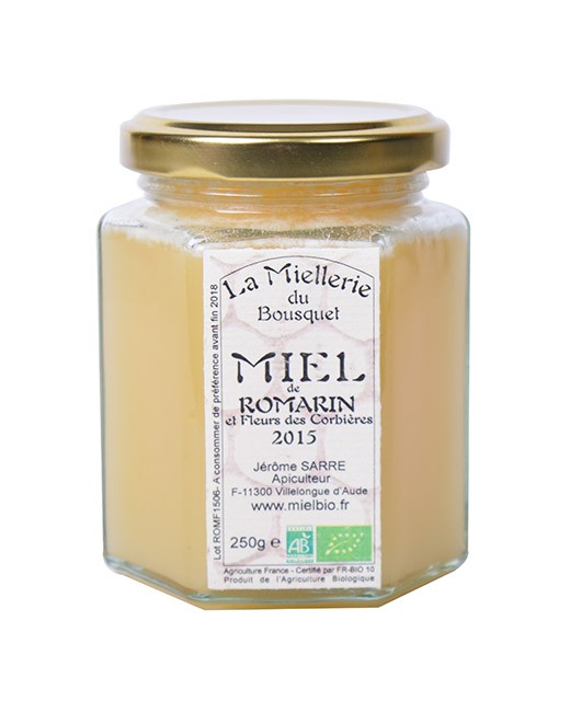 Organic Rosemary honey - Miellerie du Bousquet