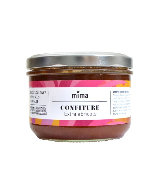 Organic extra apricot jam - Mima Bio