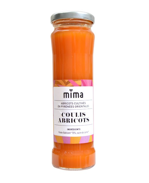 Organic apricot coulis - Mima Bio