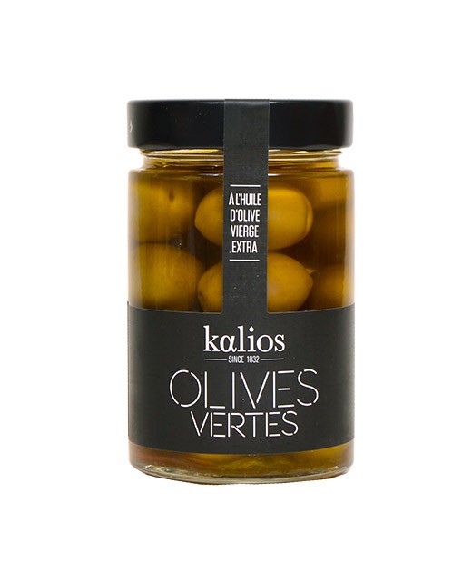 Green olives in extra-virgin olive oil - Kalios