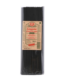 Linguine al Nero di Seppia (Squid Ink) - Rustichella d'Abruzzo