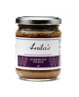Aubergine Pickle - Anila's
