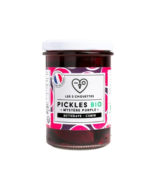 Red onion pickles with red wine vinegar - Lune Pourpre - Les 3 Chouettes