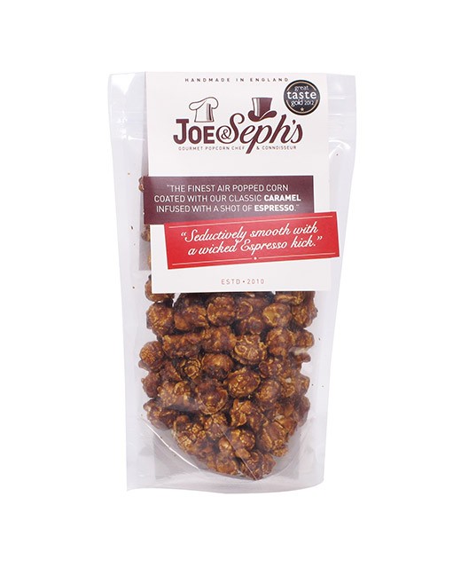 Caramel and Espresso Coffee Popcorn - Joe and Seph's