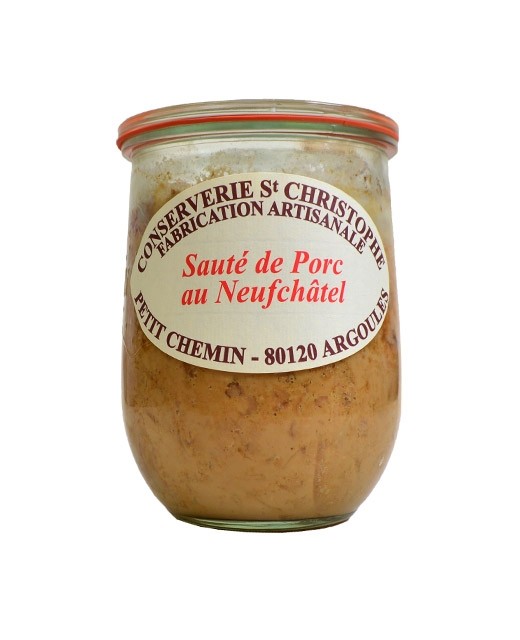 Ready-made deal: Sautéed pork with Neufchâtel - Conserverie Saint-Christophe