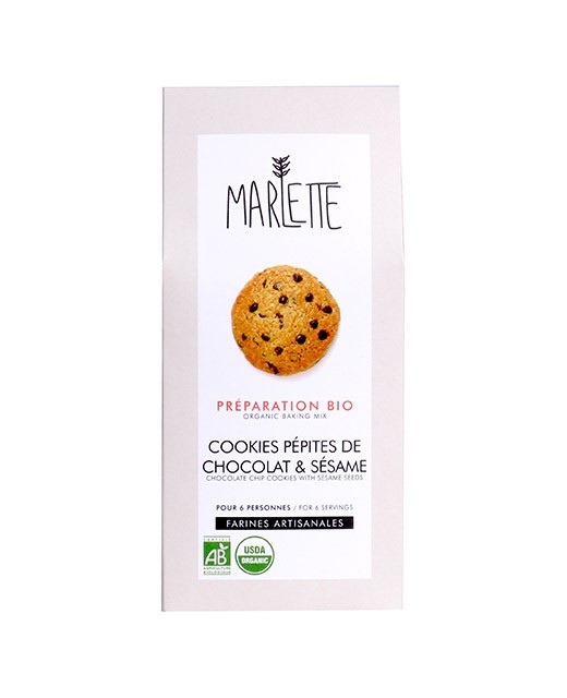 Organic mix for chocolate chip cookies with sesame - Marlette