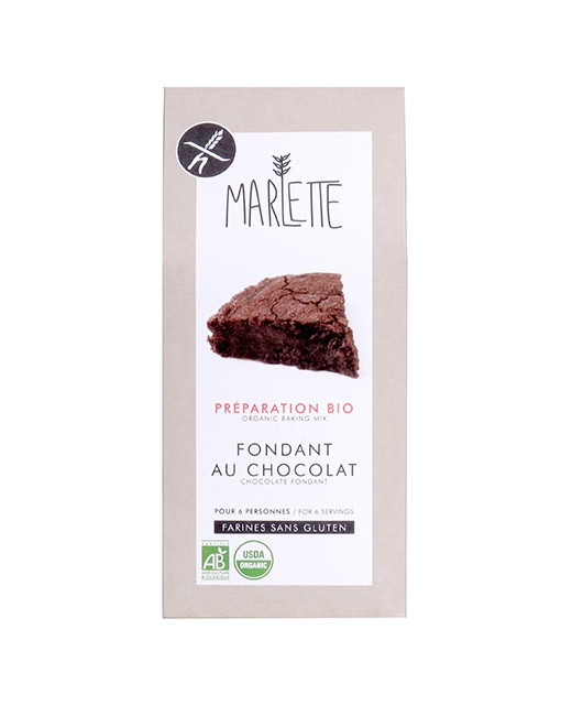 Organic mix for gluten-free chocolate Fondant - Marlette