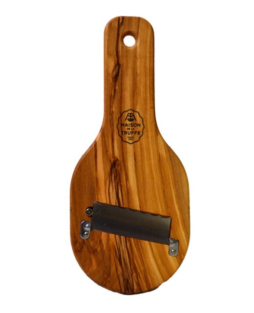 Truffle shaver in olive wood - Maison de la truffe