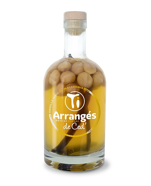 Flavoured Rum - Vanilla and Macadamia nut - Les Rhums de Ced'