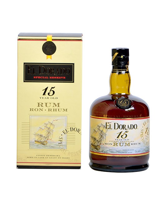 El Dorado Rum, 15 years old - El Dorado