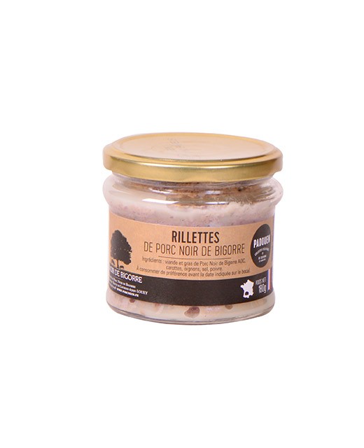 Rillettes of Bigorre black pork - Padouen