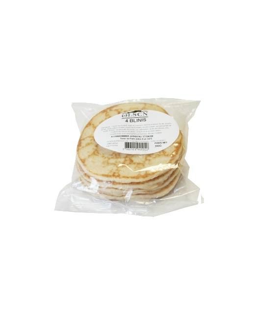 Bag of 4 large blinis - organic - Olsen