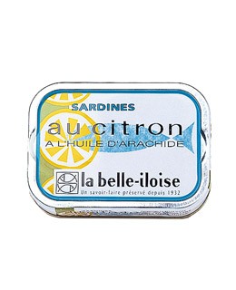 Sardines in groundnut oil and lemon - La Belle-Iloise