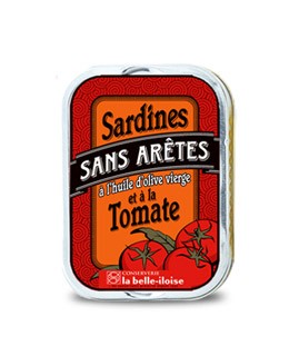 Sardines without fishbone in extra virgin olive oil and tomato - La Belle-Iloise