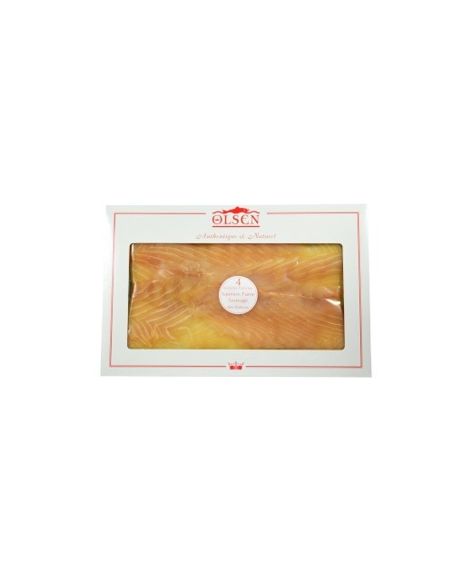 Smoked Baltic wild salmon - large slices - Olsen
