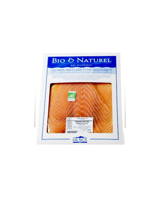 Smoked Shetland organic salmon - Olsen