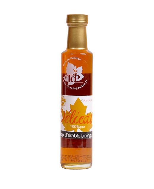 Organic maple syrup 100% pure - delicate - Terre de Pépites