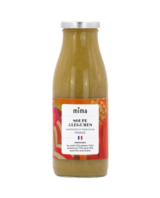 Organic soup of 5 vegetables - Mima Bio