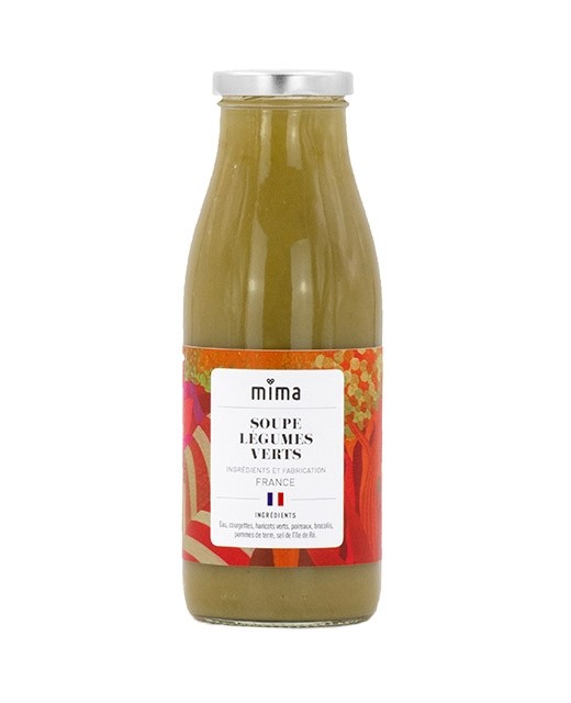 Organic green vegetable soup - Mima Bio