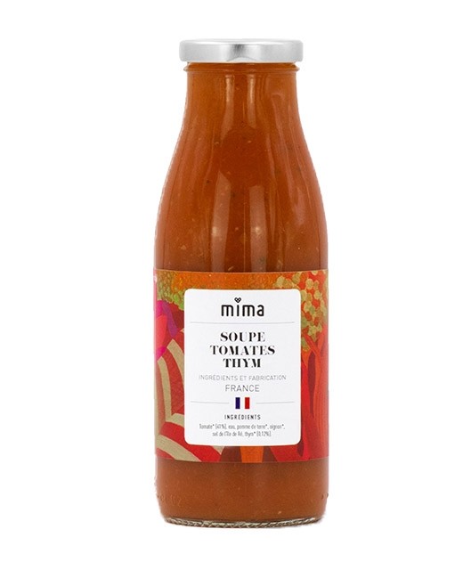 Organic tomato and thyme soup - Mima Bio