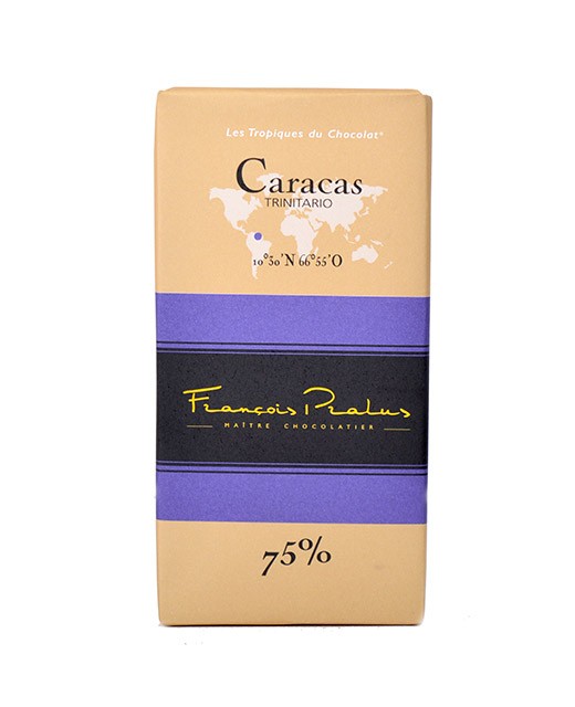 Dark chocolate bar Caracas - Pralus