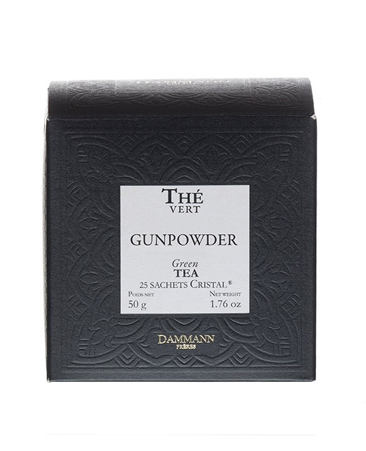 Gunpowder tea- cristal sachets - Dammann Frères