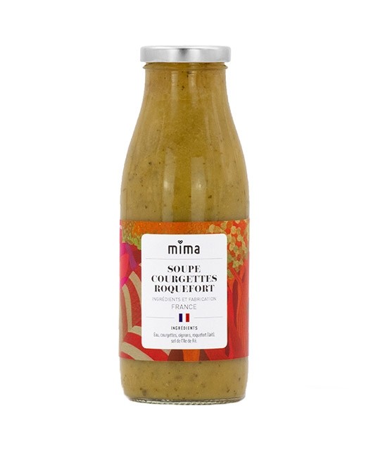 Organic courgette and Roquefort soup - Mima Bio