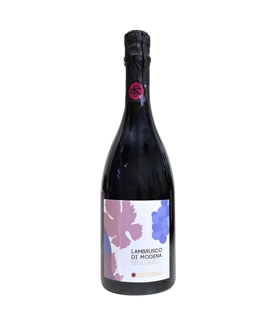 Lambrusco di modena - organic sparkling red wine - Cantinadi di Carpi e Sorbara