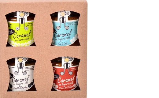 Salted butter caramel - 4 flavours giftbox - Rozell et Spanell