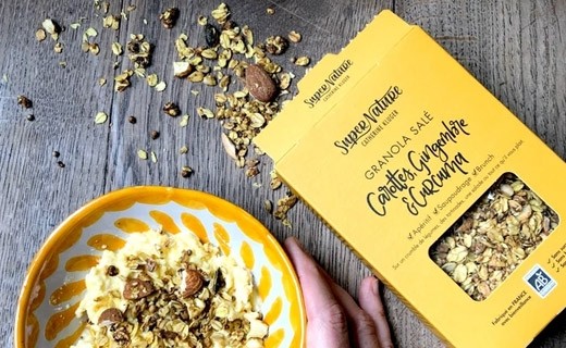 Salted granola with carrots, ginger and turmeric - Organic - Catherine Kluger