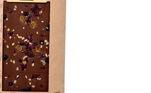 Milk chocolate bar - dried fruit - Bovetti