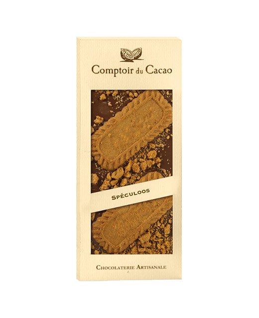 Milk chocolate tablet - Speculoos - Comptoir du Cacao